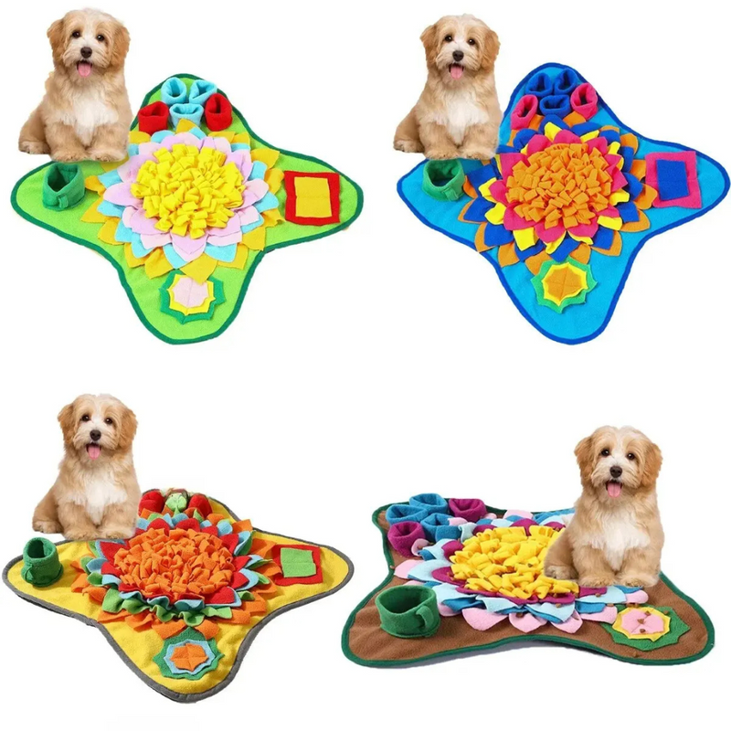 Hide-and-Seek Feeding Mat for Treats