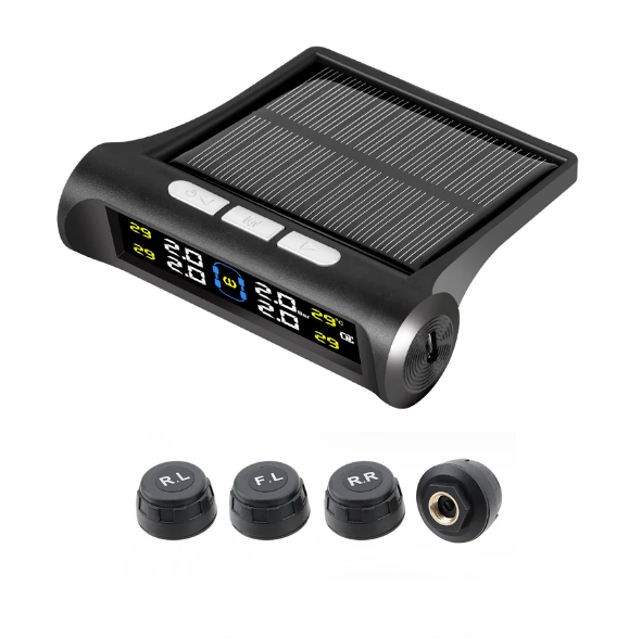 Solar Charging USB Tire Pressure Sensor