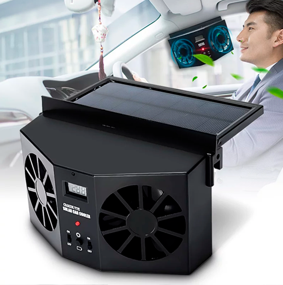 Solar Car Fan