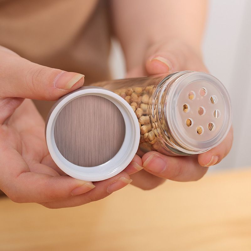 Rotating Stainless Steel Spice Rack with 12 Jars