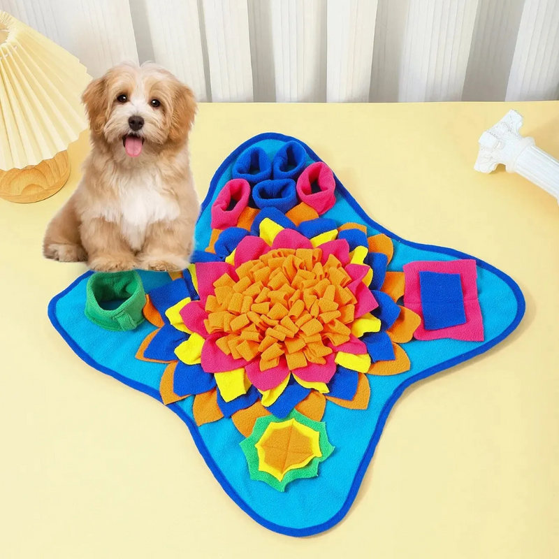 Hide-and-Seek Feeding Mat for Treats