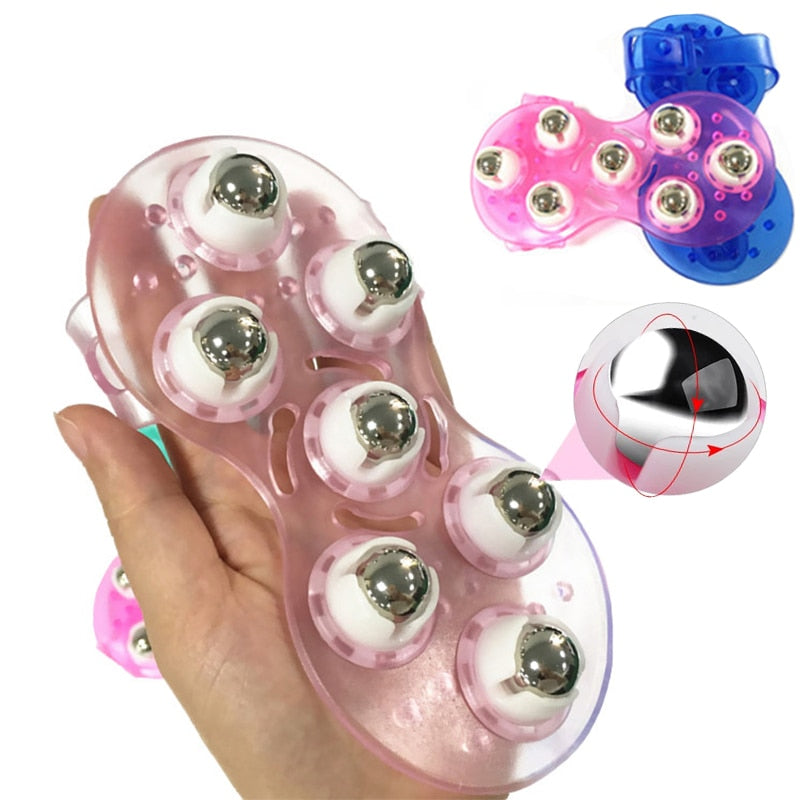 Deep Massage Glove with Rotating Spheres