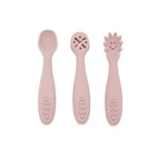 Set of 3 Infant Silicone Feeding Spoons