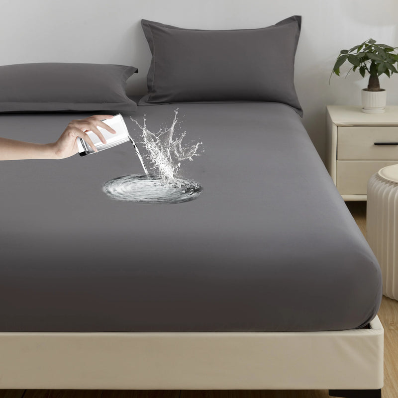 Bed cover with waterproof technology and wash-resistant.