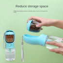 2-in-1 Pet Bottle Portable-Keep Your Pet Hydrated and Fed Anywhere.