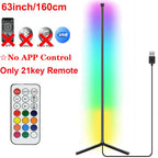 Corner lamp with light control and music sensor. (160cm).
