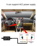 Touch screen rearview mirror with security camera.