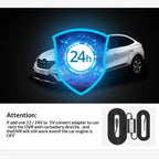 Touch screen rearview mirror with security camera.