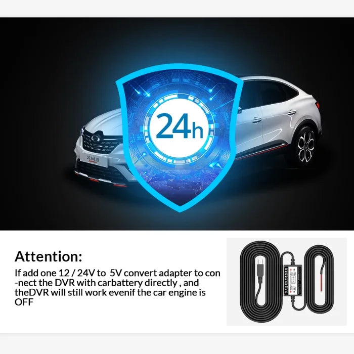 Touch screen rearview mirror with security camera.