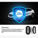 Touch screen rearview mirror with security camera.