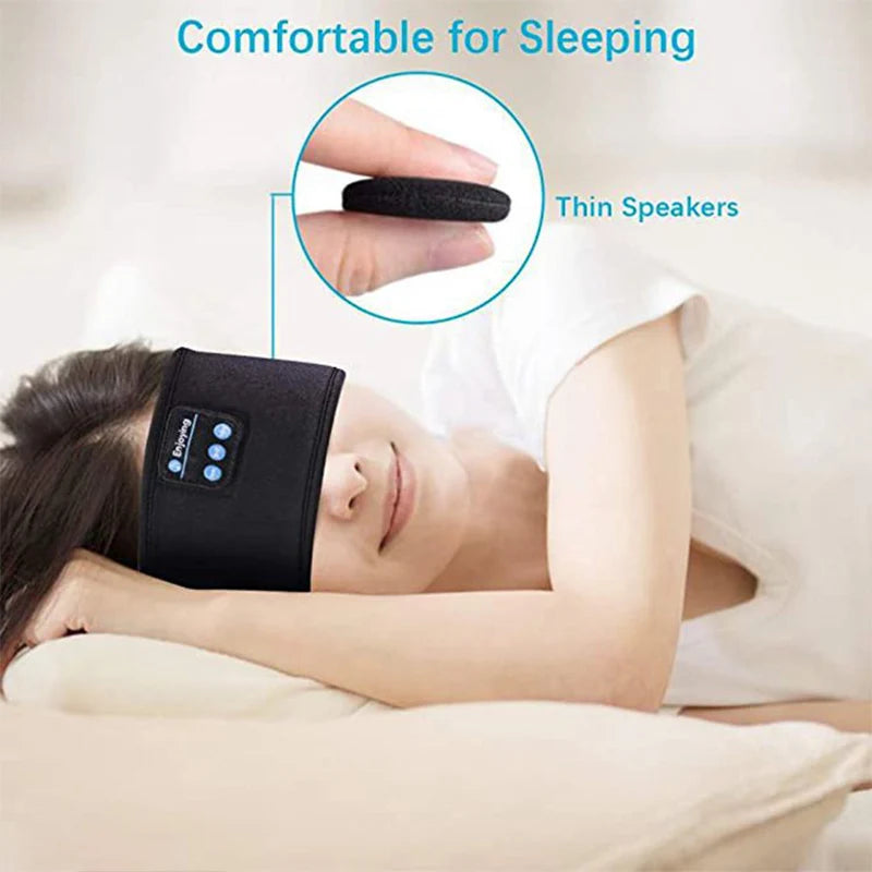 Eye mask for relaxation confortable with Bluetooth and headphones.