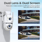 High-resolution camera for home filming with night vision.