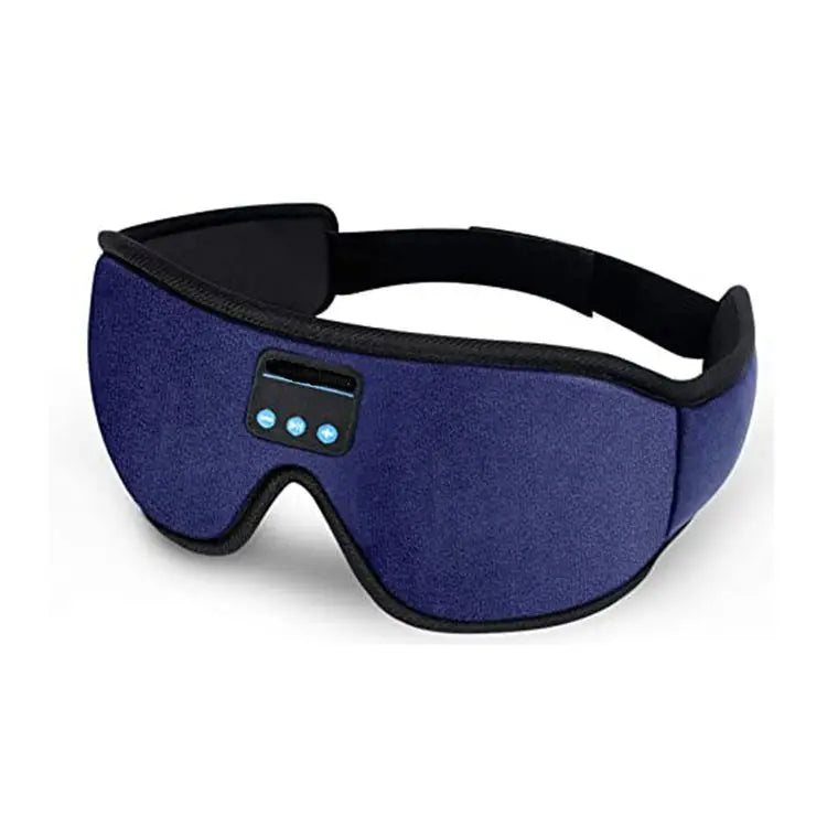 3D sleep mask with Bluetooth and headphones.