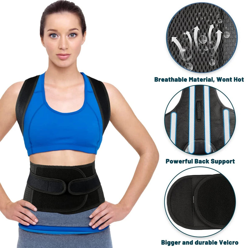 Unisex posture corrector vest and effective for back pain.