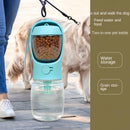 2-in-1 Pet Bottle Portable-Keep Your Pet Hydrated and Fed Anywhere.