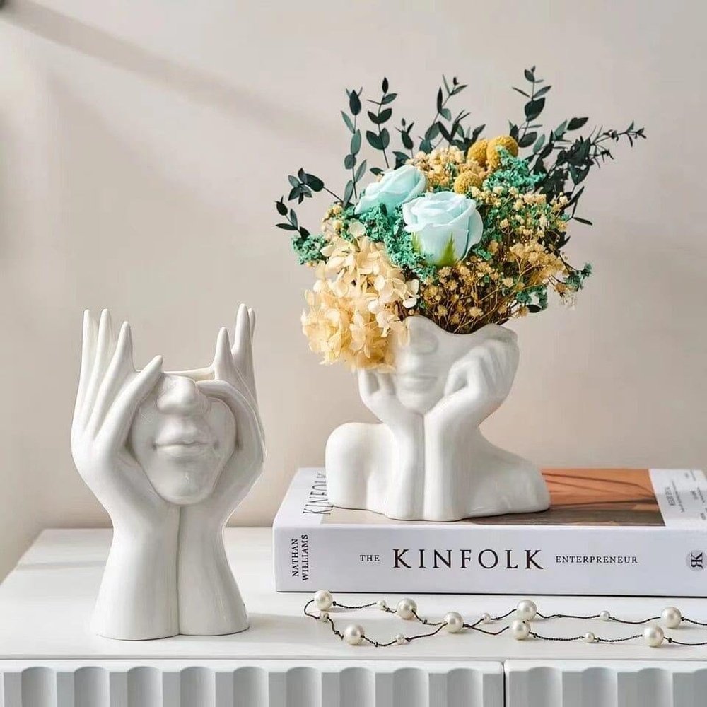 Hands Decorative Vase