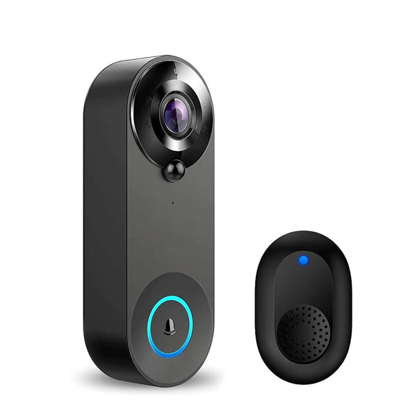 Smart Wi-Fi Doorbell with Night Vision and Intercom