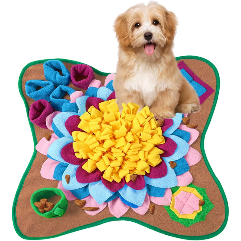 Hide-and-Seek Feeding Mat for Treats